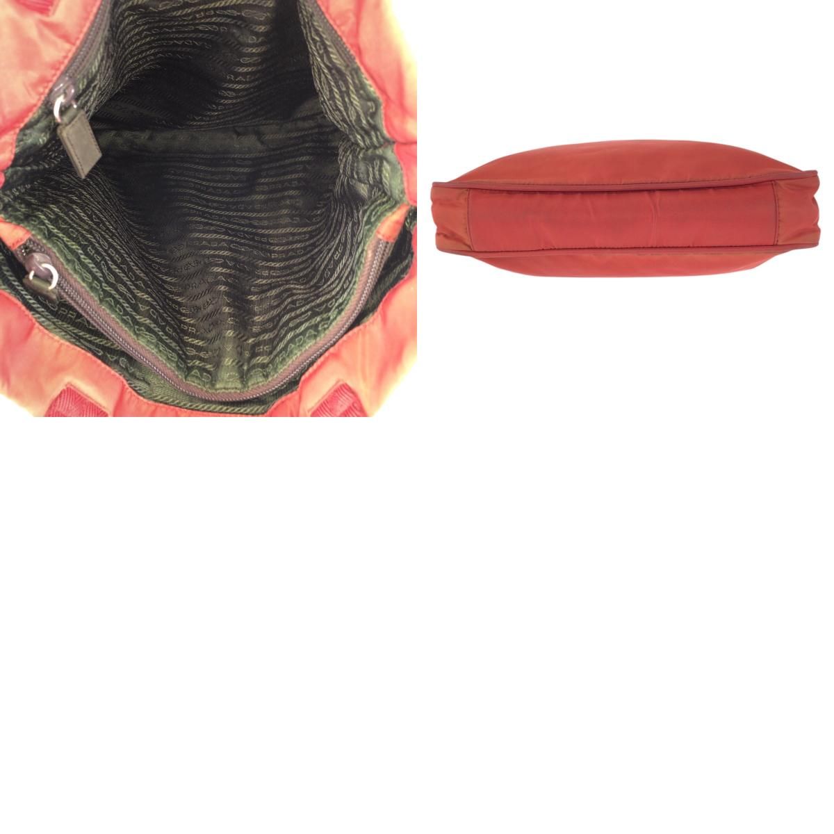 Prada Tessuto Red Silver Nylon Tote — view 9