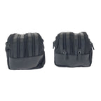 Prada Tessuto Saffiano Black Silver Nylon Leather Clutch — view 7
