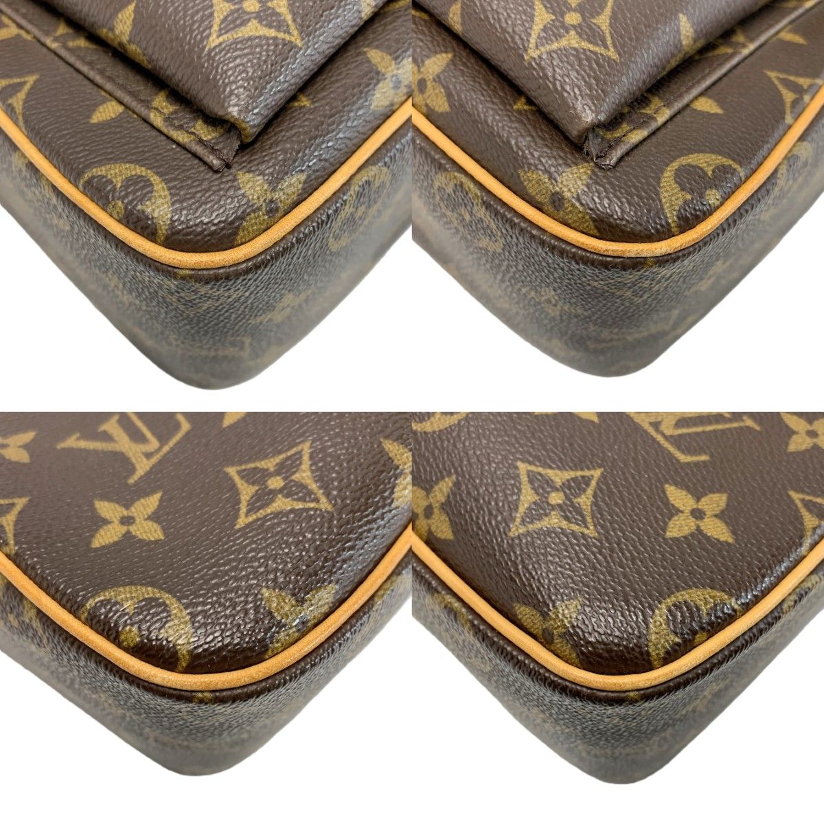 Louis Vuitton Monogram Viva-Cite GM Shoulder Bag — view 6