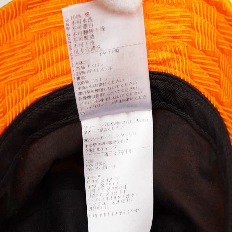 Bottega Veneta Intrecciato Jacquard Bucket Hat S Orange — view 8