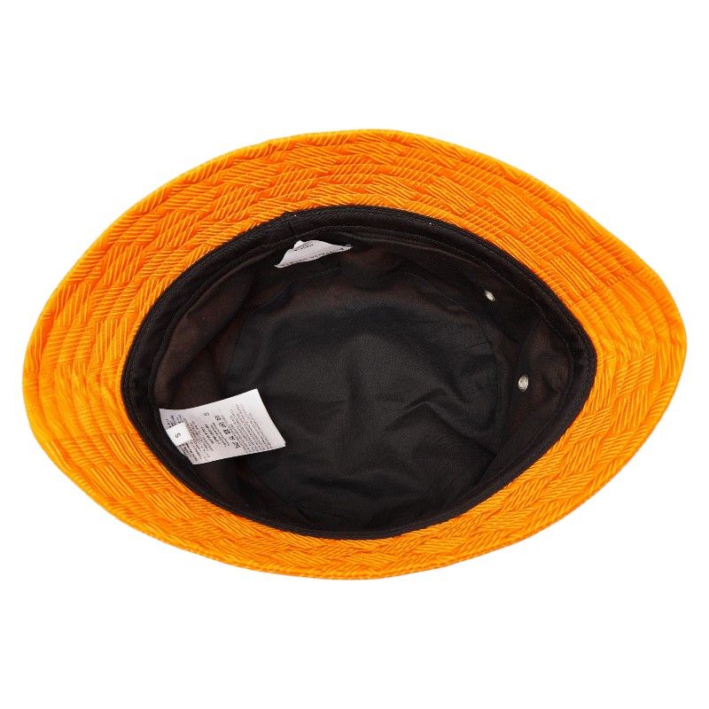 Bottega Veneta Intrecciato Jacquard Bucket Hat S Orange — view 4
