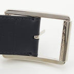 Louis Vuitton Leather Monogram Ceinture Reverso Belt Light Gray — view 4
