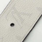 Louis Vuitton Leather Monogram Ceinture Reverso Belt Light Gray — view 8