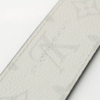 Louis Vuitton Leather Monogram Ceinture Reverso Belt Light Gray — view 6