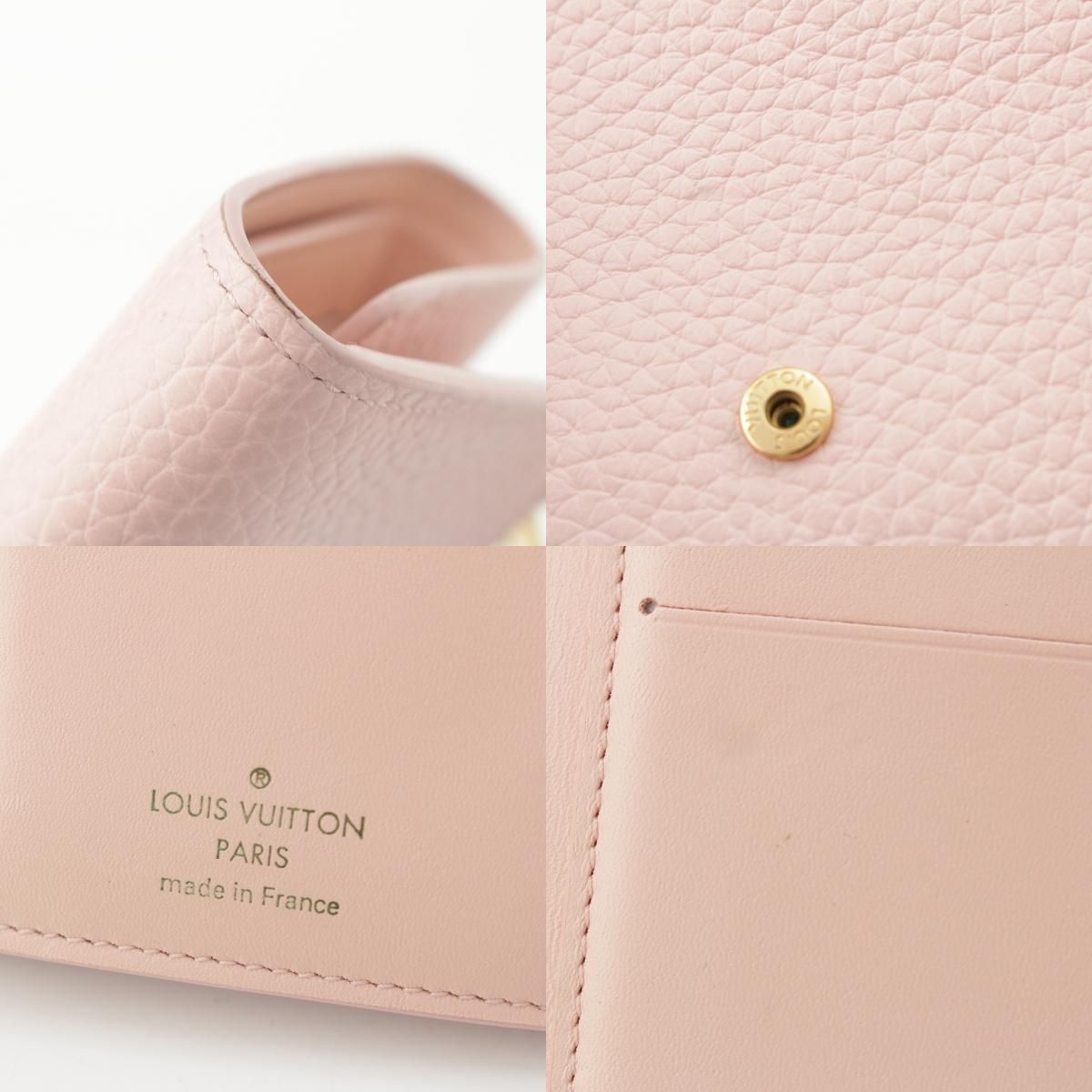 Louis Vuitton Taurillon Portefeuille Capucines Compact Wallet Trifold — view 8