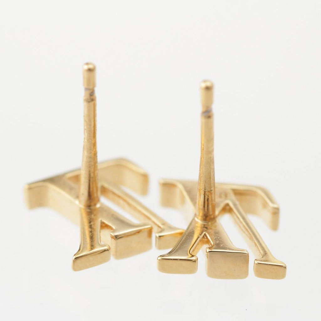 Louis Vuitton Mini Gram Pearl Earrings Gold — view 5