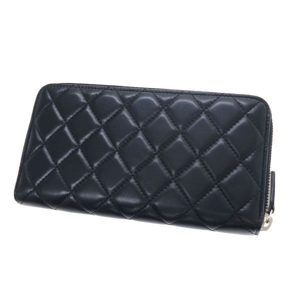 Chanel Quilted Round Zip Wallet — view 2