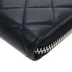 Chanel Quilted Round Zip Wallet — view 4