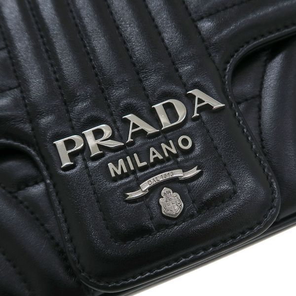 Prada Diagram Chain Leather Black — view 5