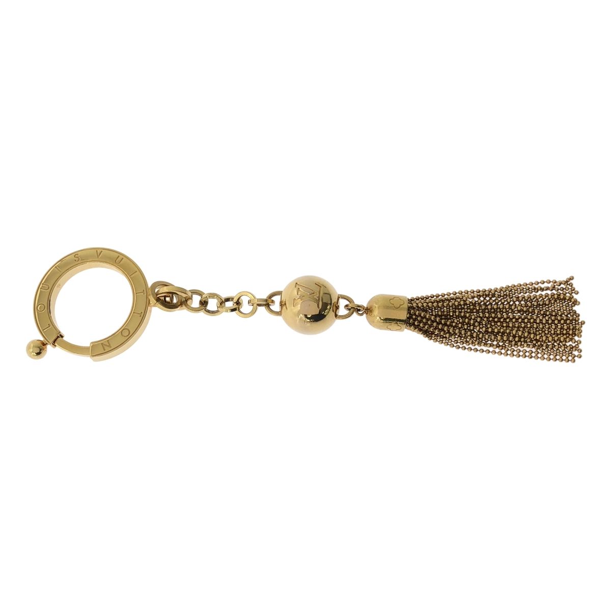 Louis Vuitton Porte Cles Swing Key Ring Charm Gold — view 2