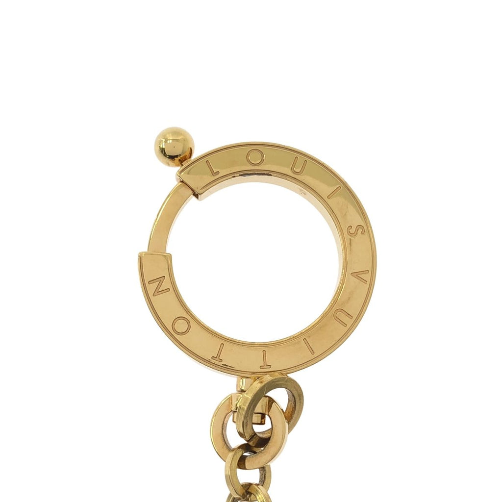 Louis Vuitton Porte Cles Swing Key Ring Charm Gold — view 5