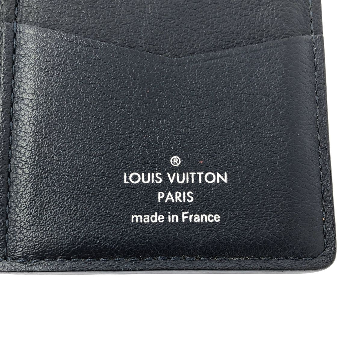 Louis Vuitton Organizer de Poche Card Case Navy — view 4