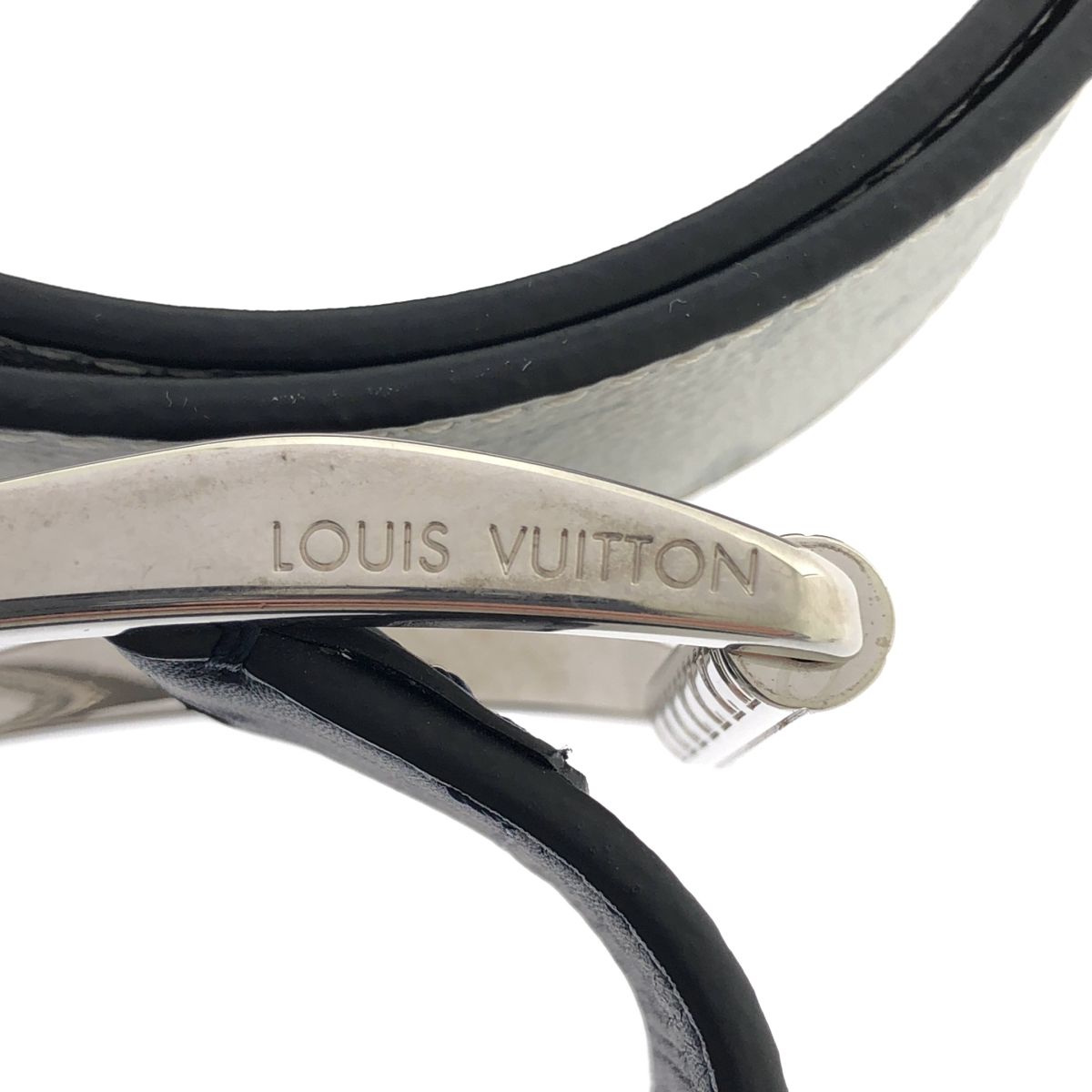 Louis Vuitton Ceinture Reverso Leather Belt 95 38 White — view 4