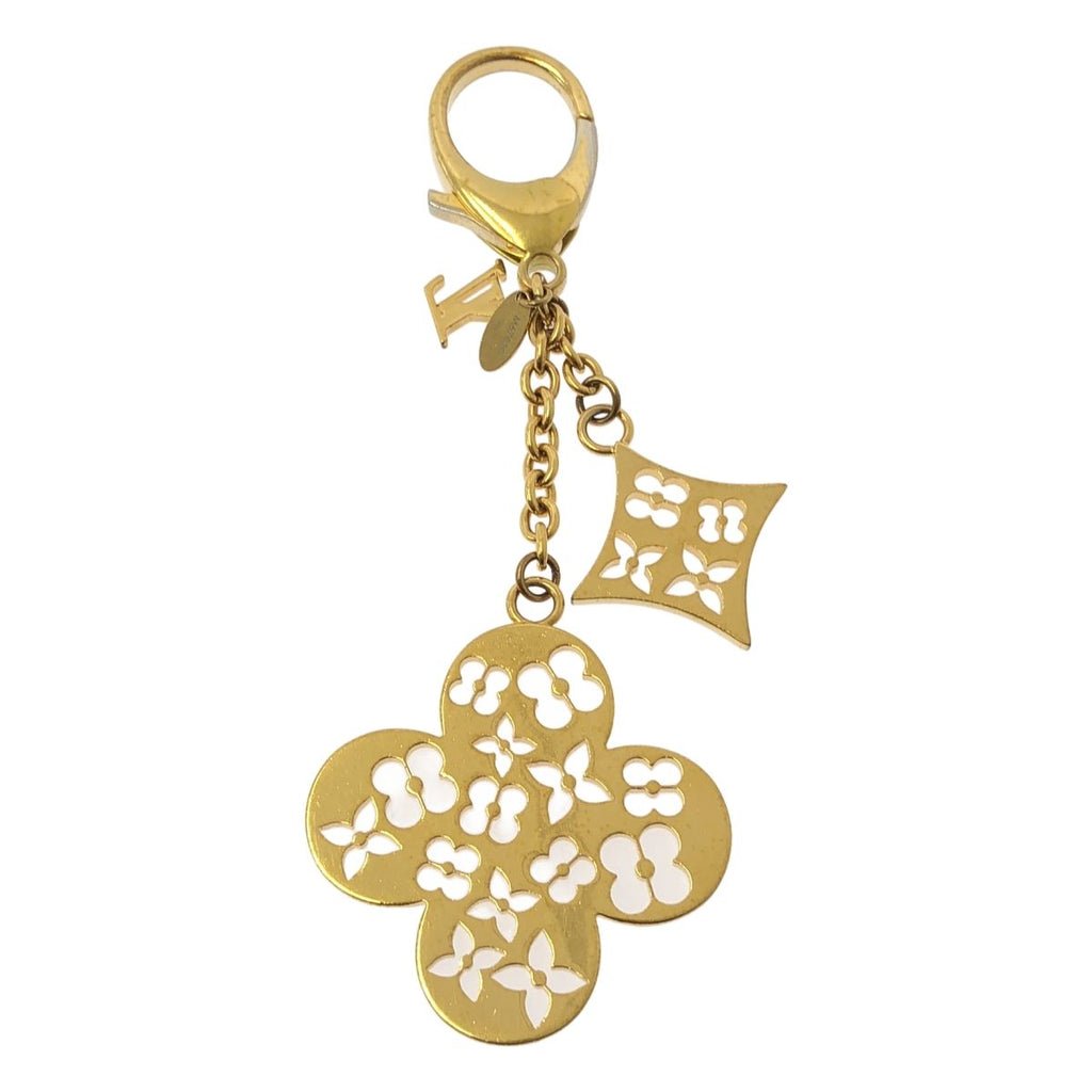Louis Vuitton Ivy Flower Key Ring Charm Gold — view 5