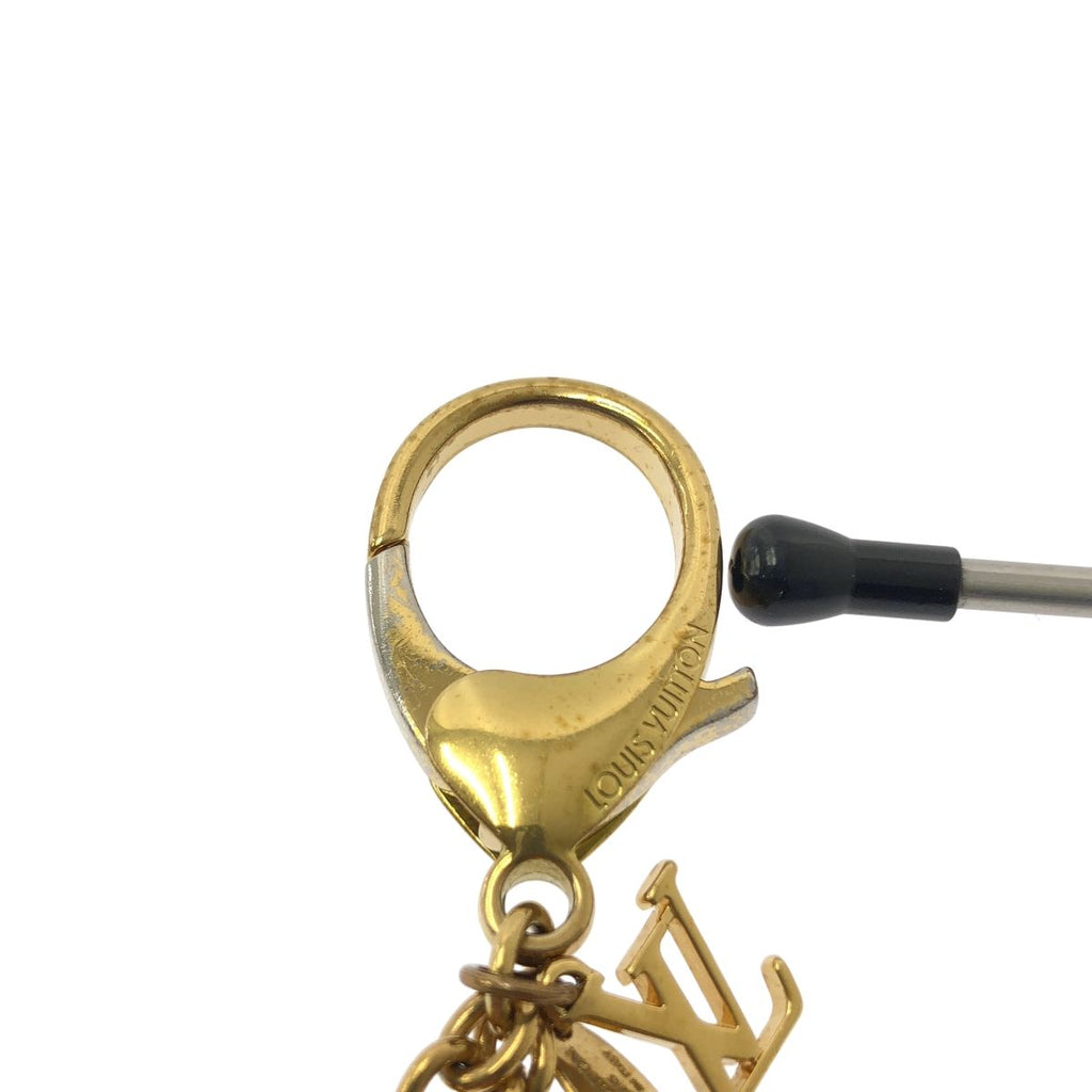 Louis Vuitton Ivy Flower Key Ring Charm Gold — view 8