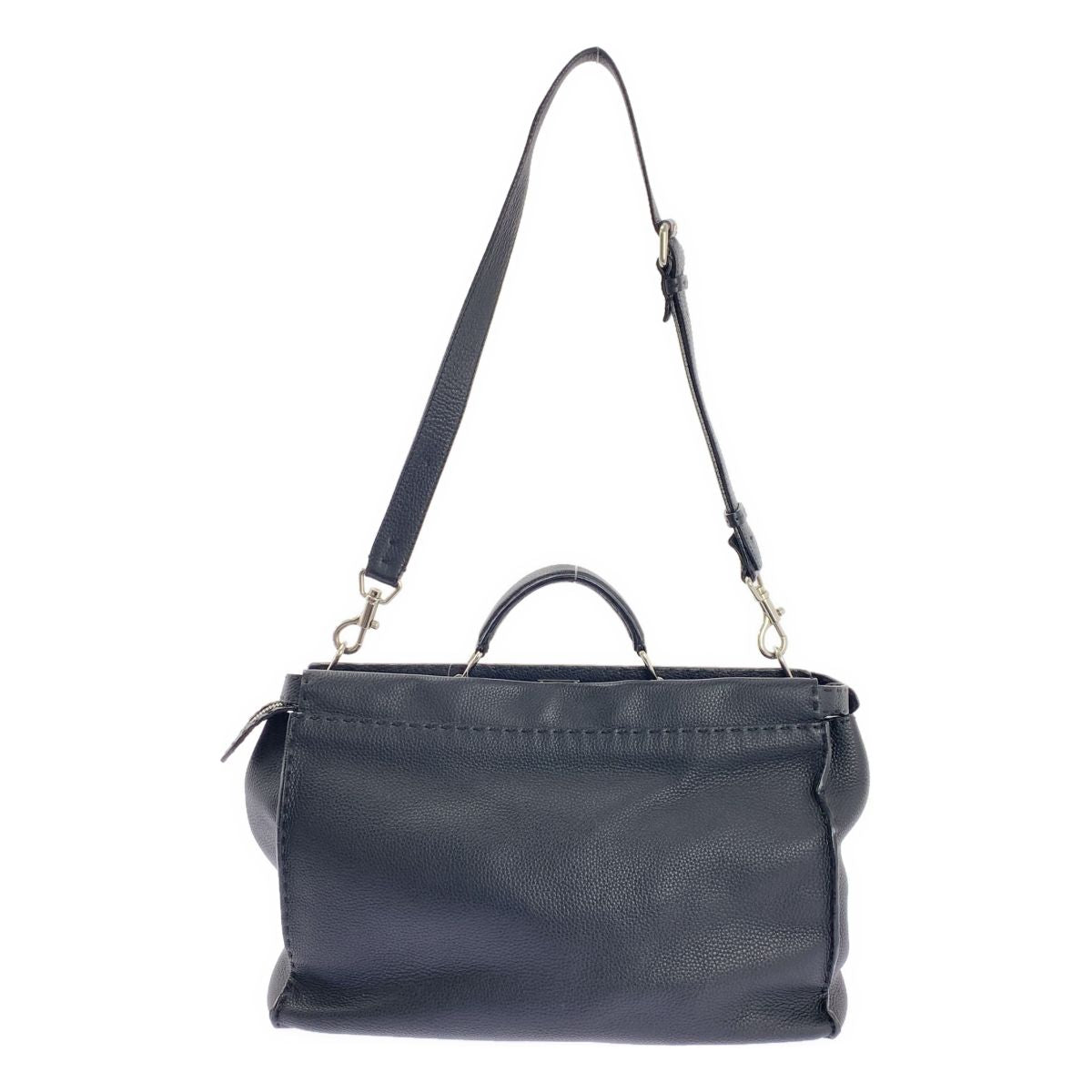 Fendi Peekaboo Selleria Monster Star Bugs Eye Handbag Black — view 2
