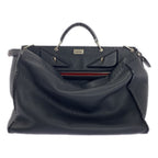 Fendi Peekaboo Selleria Monster Star Bugs Eye Handbag Black — view 3