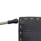 Fendi Leather Card Case Coin Yellow Black — view 5