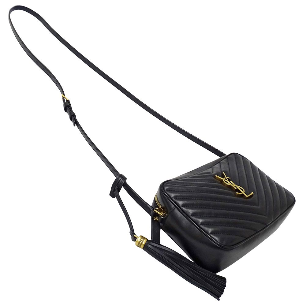 Saint Laurent Shoulder Bag le Leather Black Tassel — view 4