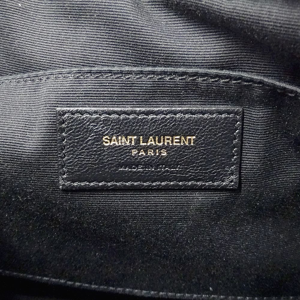 Saint Laurent Shoulder Bag le Leather Black Tassel — view 6