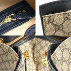 Gucci Padlock GG Shoulder Bag Beige Black — view 6