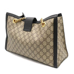 Gucci Padlock GG Shoulder Bag Beige Black — view 2
