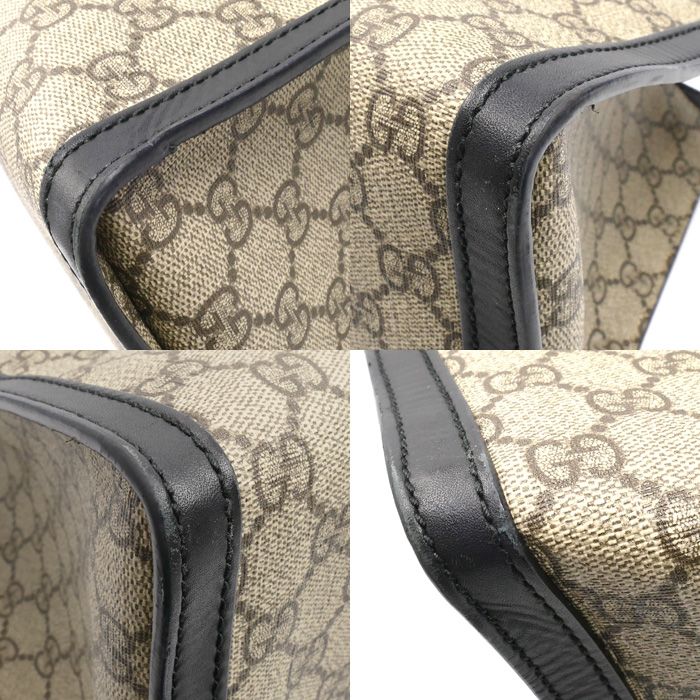 Gucci Padlock GG Shoulder Bag Beige Black — view 9
