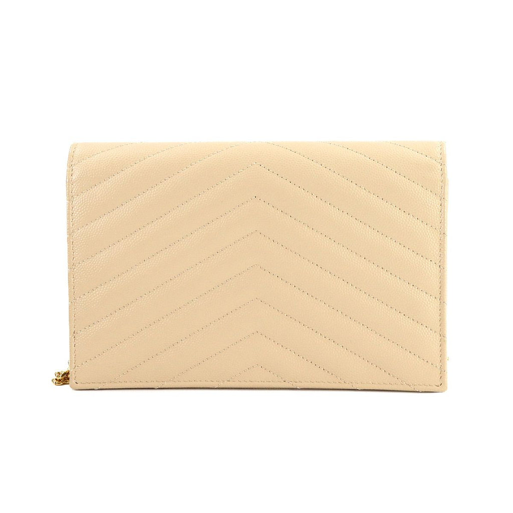 Saint Laurent Cassandra Envelope Chain Wallet — view 3
