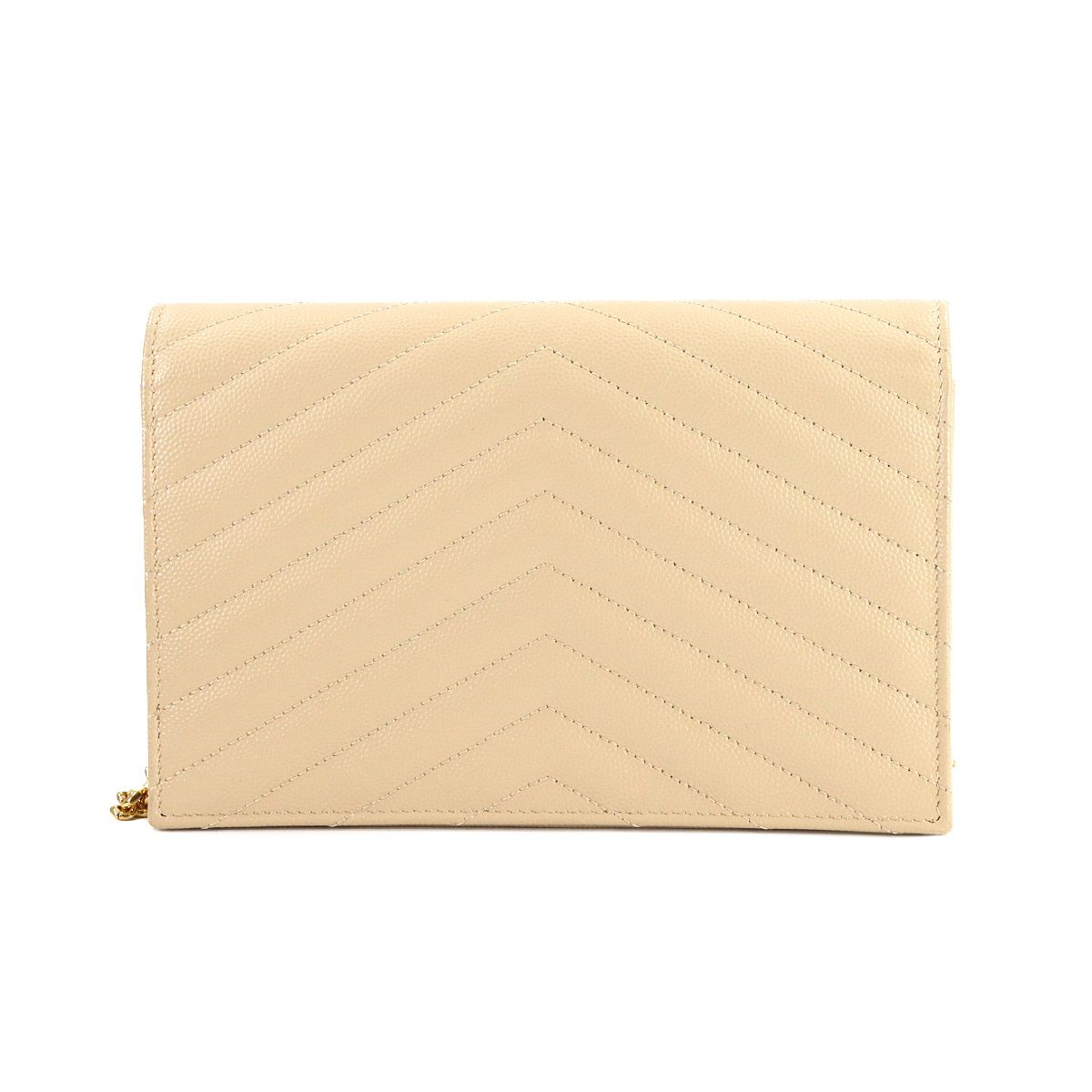 Saint Laurent Cassandra Envelope Chain Wallet — view 3