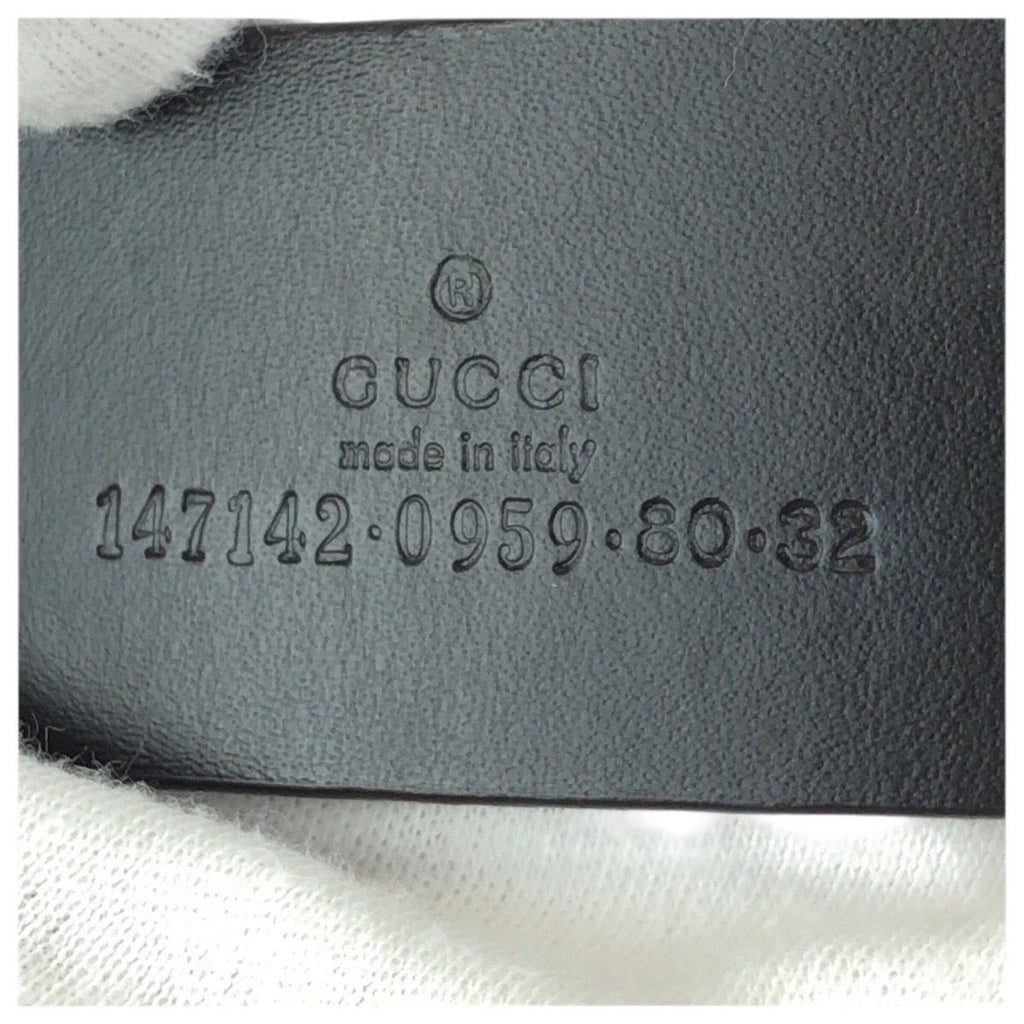 Gucci Sherry GG Pattern Leather Green Red — view 7