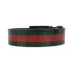 Gucci Sherry GG Pattern Leather Green Red — view 3