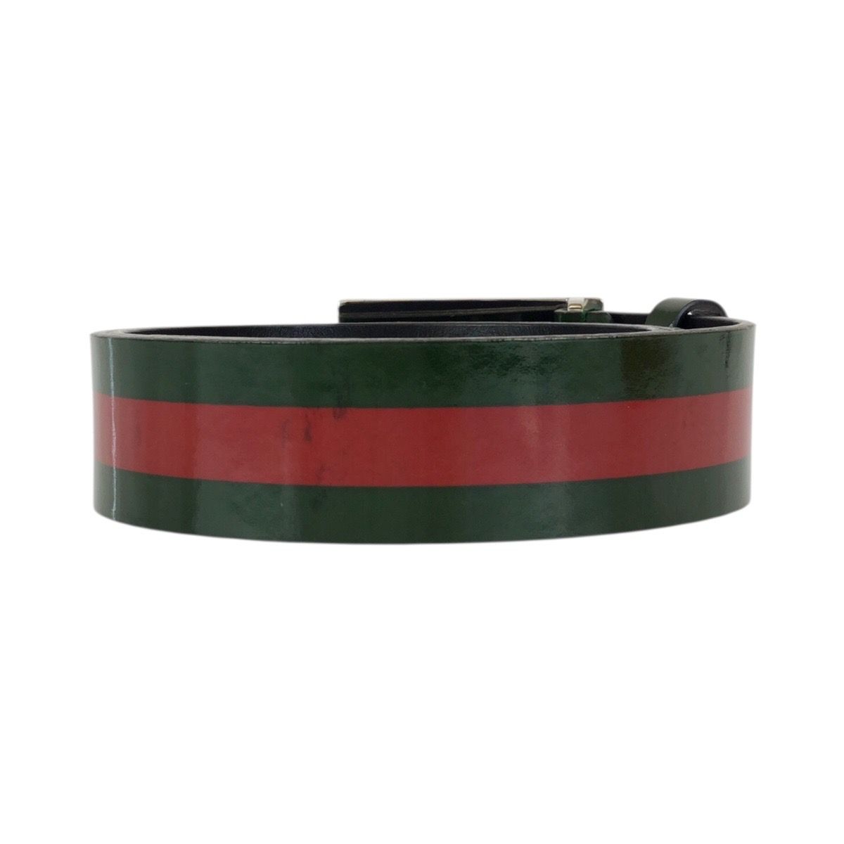 Gucci Sherry GG Pattern Leather Green Red — view 3