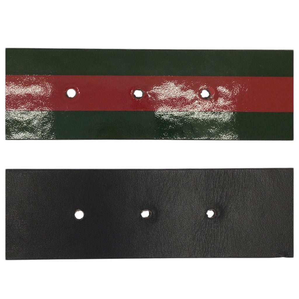 Gucci Sherry GG Pattern Leather Green Red — view 6