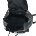 Prada Round Shoulder Pouch Nylon Black Silver — view 6