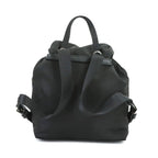 Prada Round Shoulder Pouch Nylon Black Silver — view 2