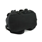 Prada Round Shoulder Pouch Nylon Black Silver — view 4