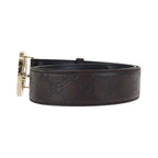 Gucci Guccissima Interlocking GG Pattern Dark Brown Gold — view 2