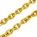 Chanel Necklace CC Logo Fringe Metal Gold Plated Long — view 8