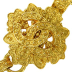 Chanel Necklace CC Logo Fringe Metal Gold Plated Long — view 5