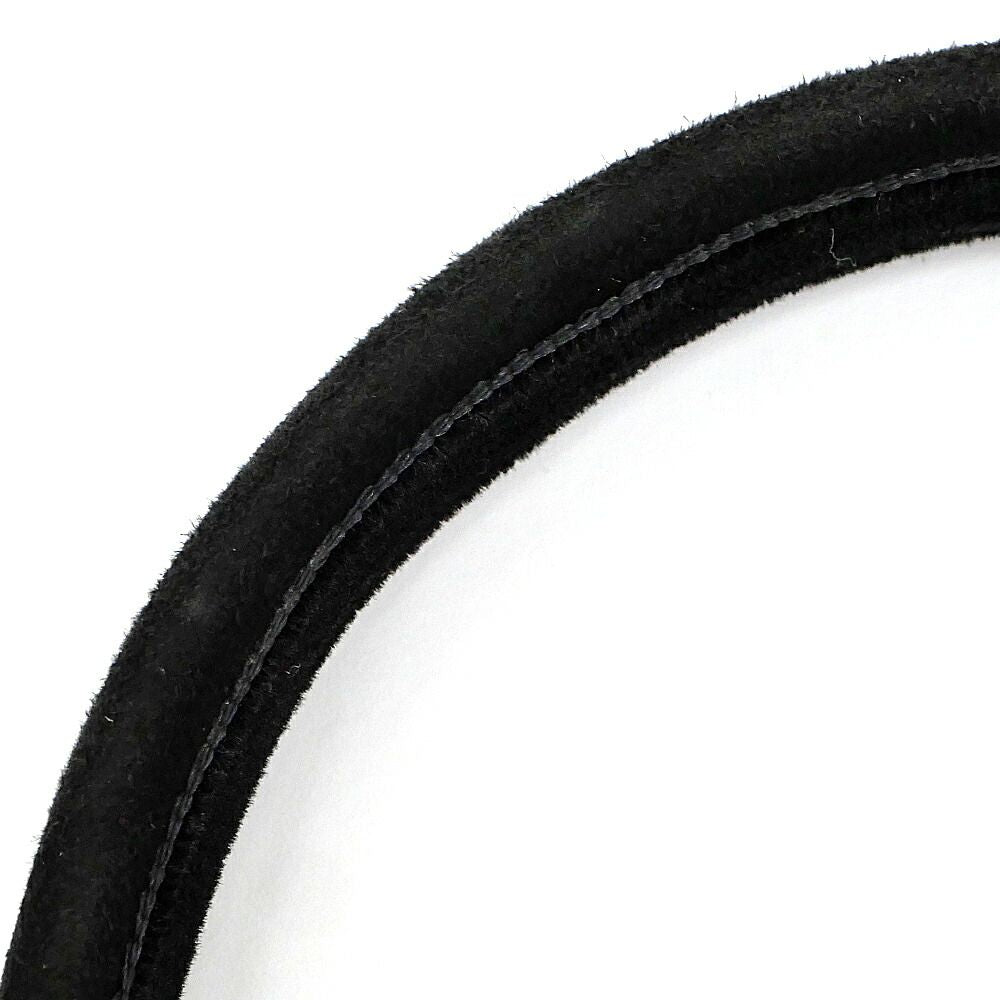 Chanel Headband CC Logo Velour Black BK Hair — view 6