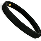 Chanel Headband CC Logo Velour Black BK Hair — view 4