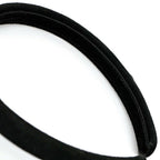 Chanel Headband CC Logo Velour Black BK Hair — view 8