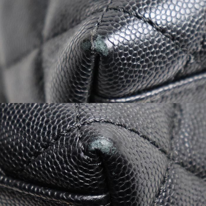 Chanel Coco Handle 29 2-Way Shoulder Bag Black Caviar Leather — view 7