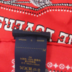 Louis Vuitton Carre 55 LV Rope Silk Red Scarf — view 5