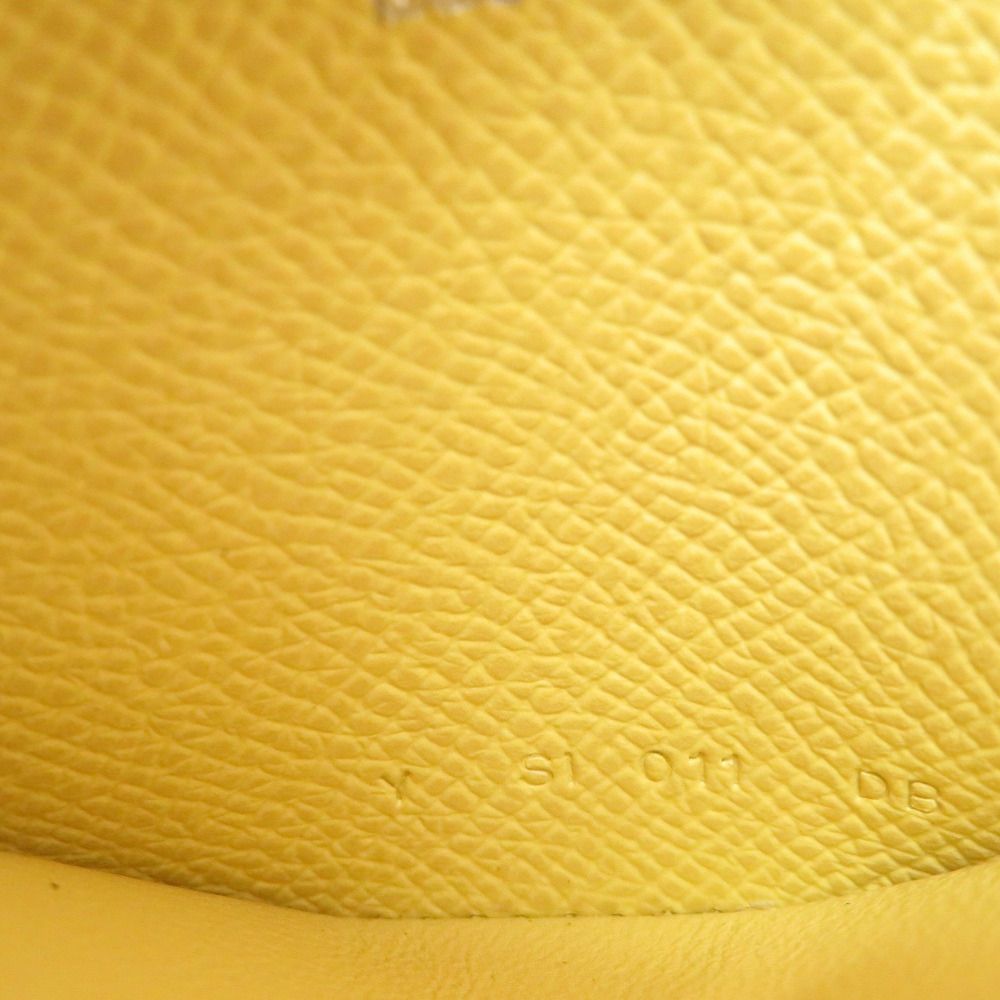 Hermes Azap Mini Veau Epsom Yellow Coin Case — view 8