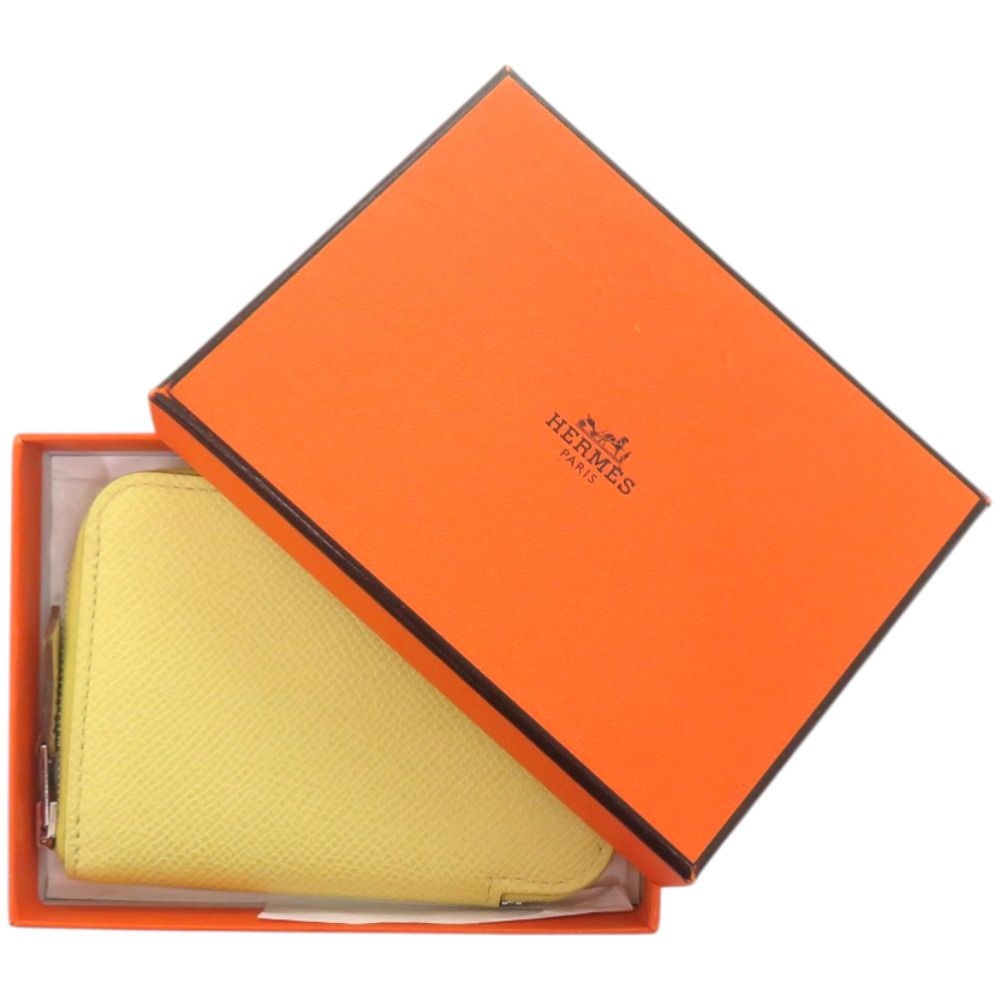 Hermes Azap Mini Veau Epsom Yellow Coin Case — view 2