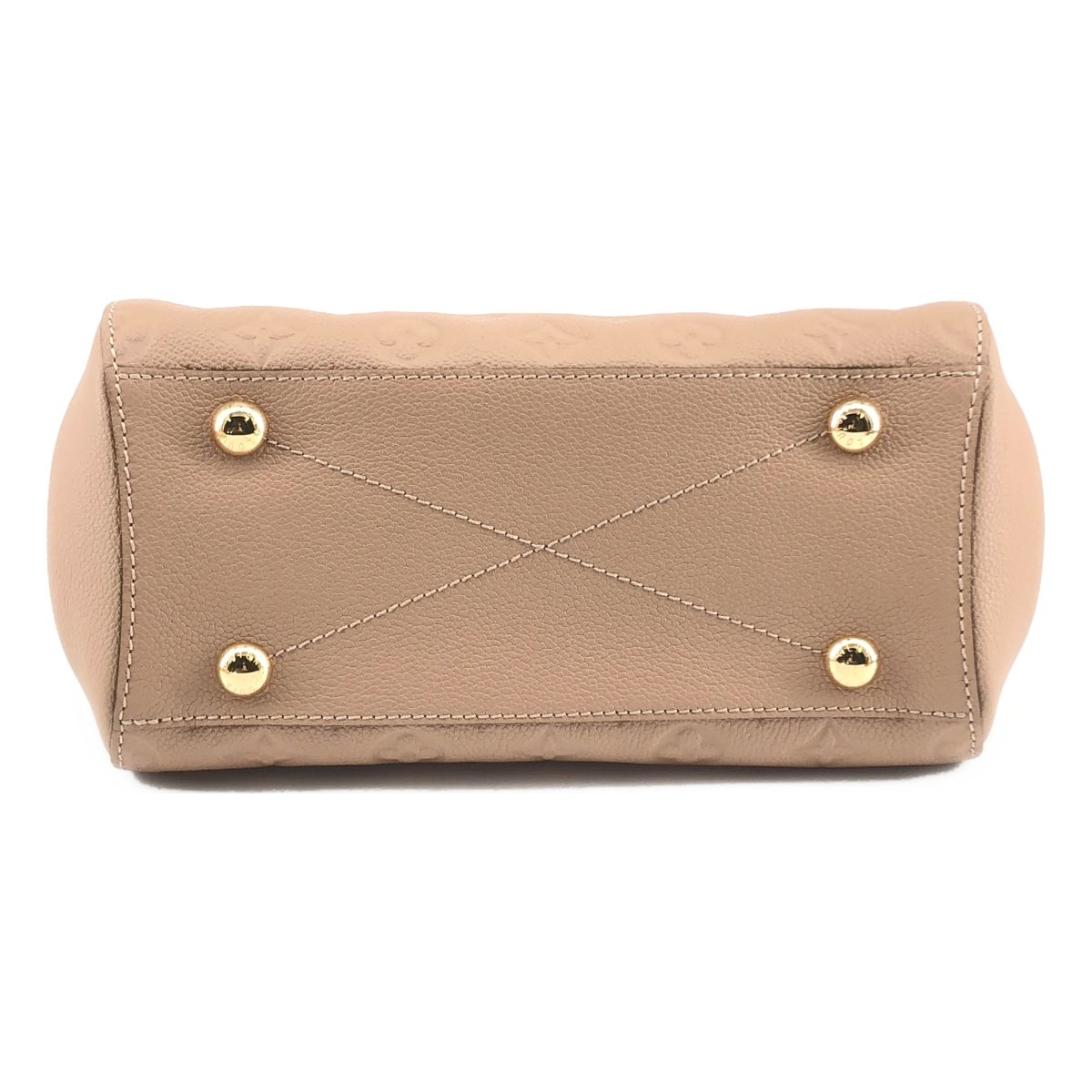 Louis Vuitton Monogram Empreinte Montaigne BB 2-Way Shoulder Bag Beige — view 4