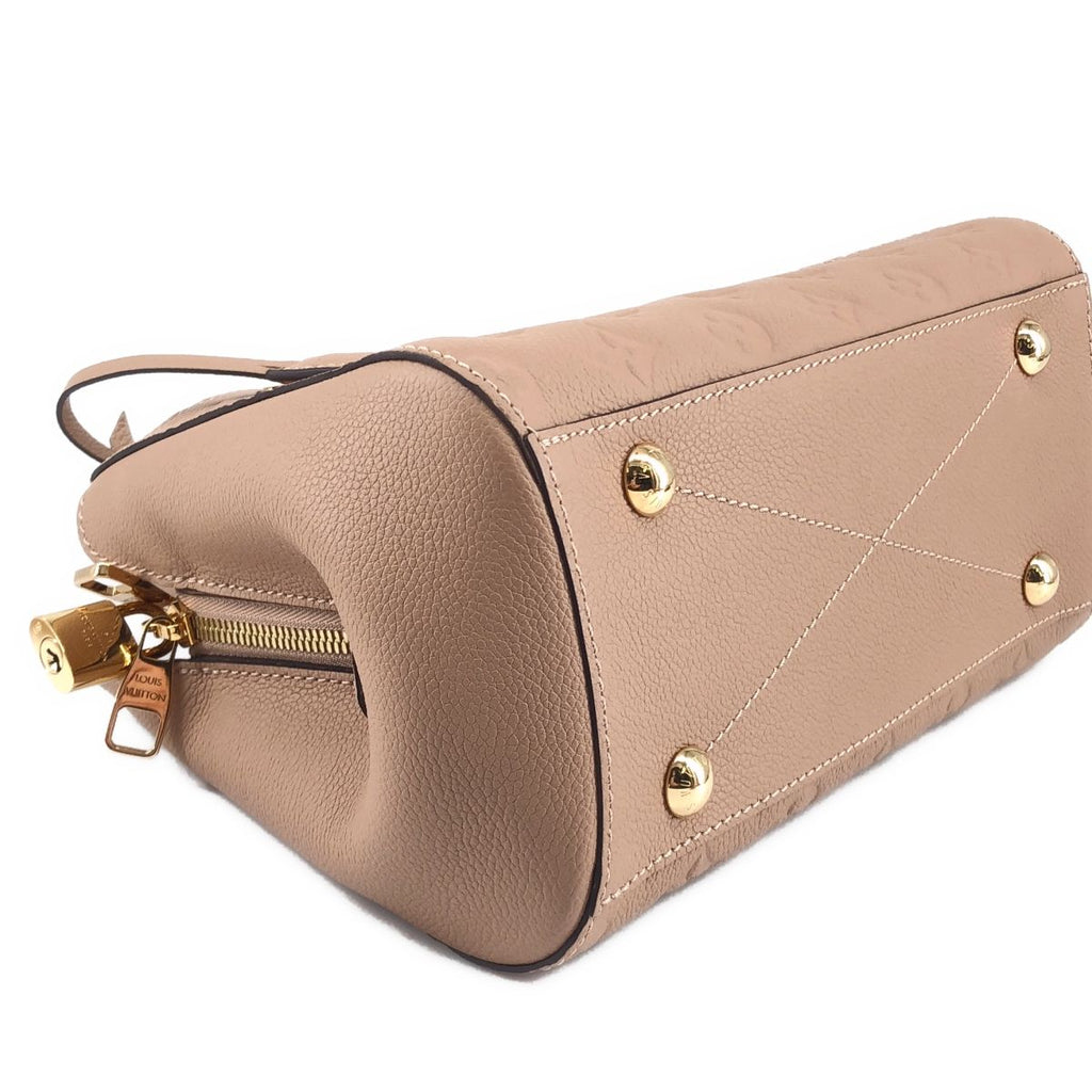 Louis Vuitton Monogram Empreinte Montaigne BB 2-Way Shoulder Bag Beige — view 5
