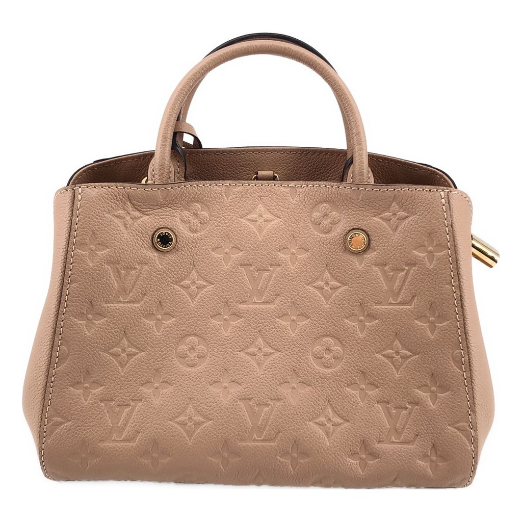 Louis Vuitton Monogram Empreinte Montaigne BB 2-Way Shoulder Bag Beige — view 2