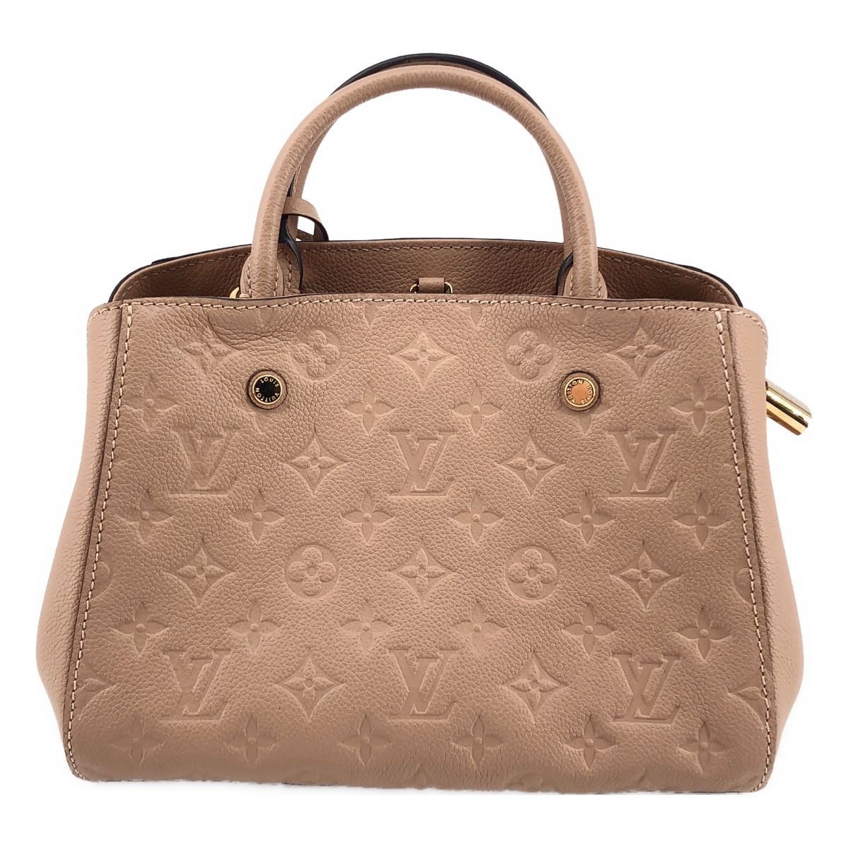 Louis Vuitton Monogram Empreinte Montaigne BB 2-Way Shoulder Bag Beige — view 2